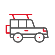 A vehicle icon for Mine Spec Utes.